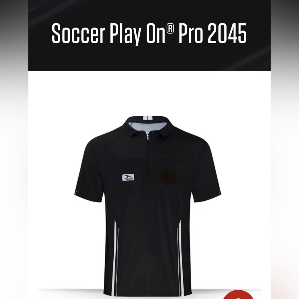 Mens Score soccer referee shirt size 3xl